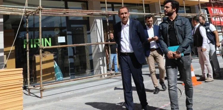 İncesu Çarşısının çehresi milyonluk yatırımla değişiyor