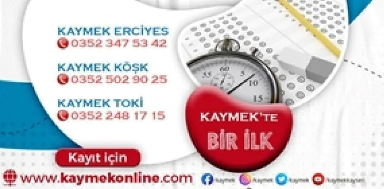 BÜYÜKŞEHİR KAYMEK’TEN BİR İLK DAHA: YÜZ YÜZE KPSS LİSANS KURSU