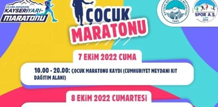 KAYSERİ BÜYÜKŞEHİR’DEN MİNİKLERE ÖZEL MARATON