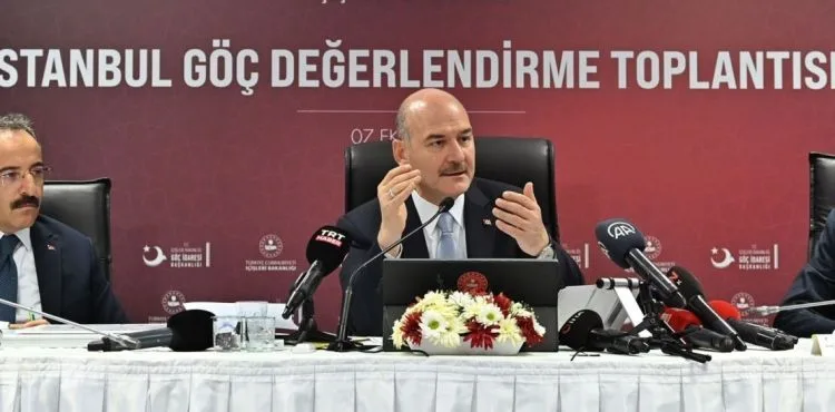 İçişleri Bakanı Soylu açıkladı: 'İstanbul'da 8 ilçede yeni yabancı kaydı yapılmayacak'