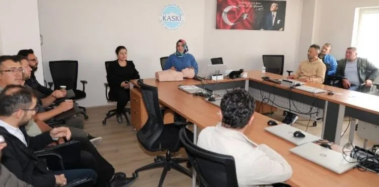 KASKİ PERSONELİNE ‘İLK YARDIM’ EĞİTİMİ