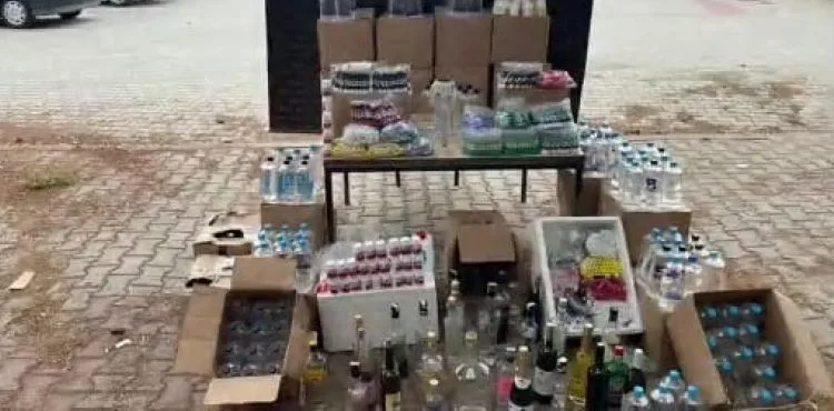 Sahte alkol operasyonunda 2 bin 620 litre etil alkol ele geçirildi