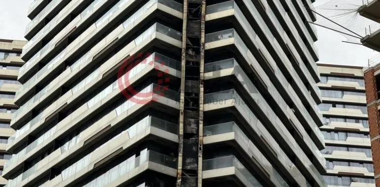 Rezidansta çıkan yangında Ertekin’in kızı ve torunları da vardı