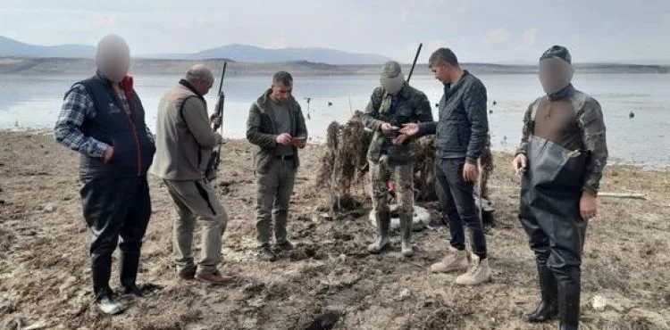 150’den fazla avcı denetlendi, 7 kişiye yasa dışı av cezası verildi