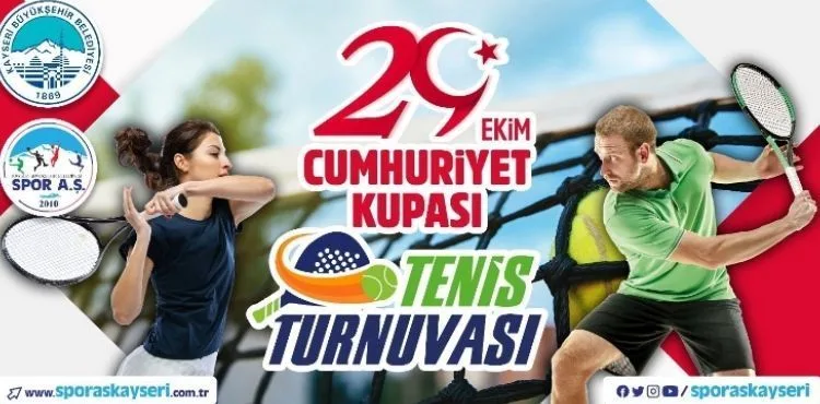 BÜYÜKŞEHİR’DEN 29 EKİM’E ÖZEL TENİS TURNUVASI