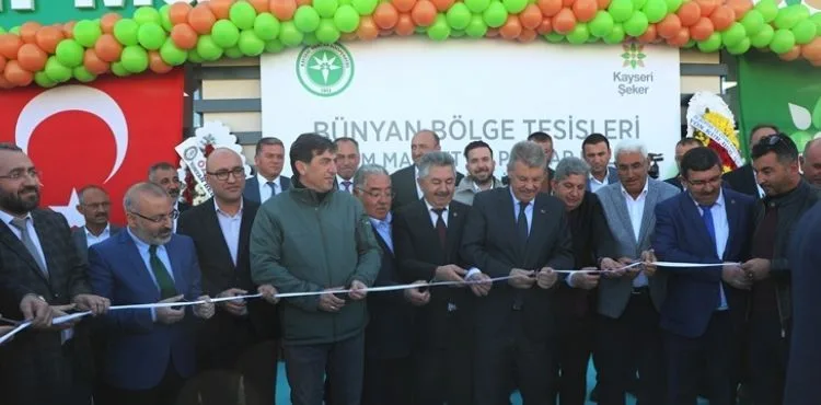 KAYSERİ ŞEKER’DEN, BÜNYAN’DA ÇİFTE AÇILIŞ
