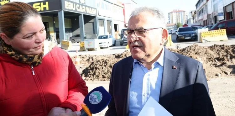 BAŞKAN BÜYÜKKILIÇ’TAN YOL YAPIM ÇALIŞMALARINA YAKIN TAKİP