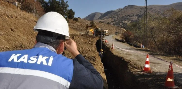 KASKİ, SARIZ İLÇESİ KISKAÇLI MAHALLESİNDE KANALİZASYON SORUNUNU ÇÖZDÜ