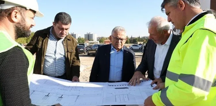 BAŞKAN BÜYÜKKILIÇ’TAN SİVAS CADDESİ’NE ALTERNATİF YOL