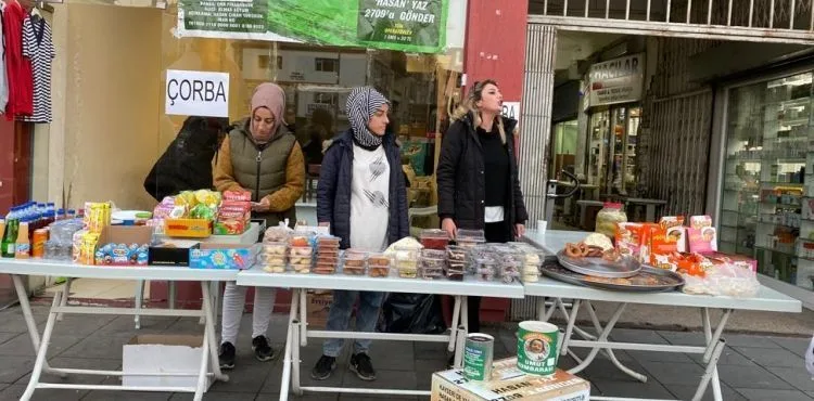 Kayseri’nin SMA Hastası minik Hasan Çınar için kermes düzenlendi