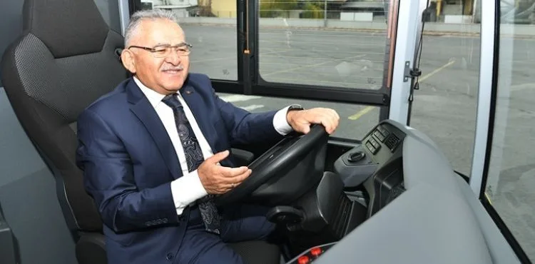 Yeni Otobüslerin İlk Testini Başkan Büyükkılıç Yaptı