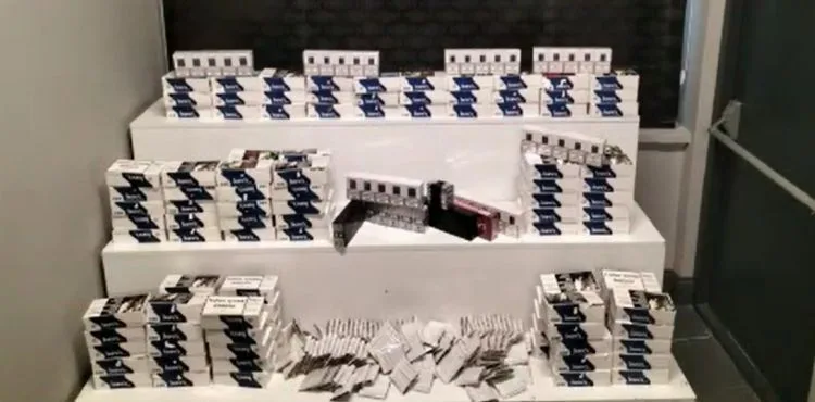 Sigara kaçakçılığı operasyon anı görüntüleri ortaya çıktı