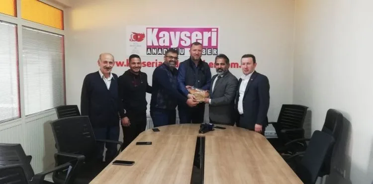 KAYSERİ YOZGATLILAR FEDERASYONU BAŞKAN ÇAĞAN’DAN KGC BAŞKANI METİN KÖSEDAĞ’A ZİYARET