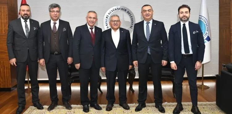BAŞKAN BÜYÜKKILIÇ, KAYSO HEYETİNİ KABUL ETTİ