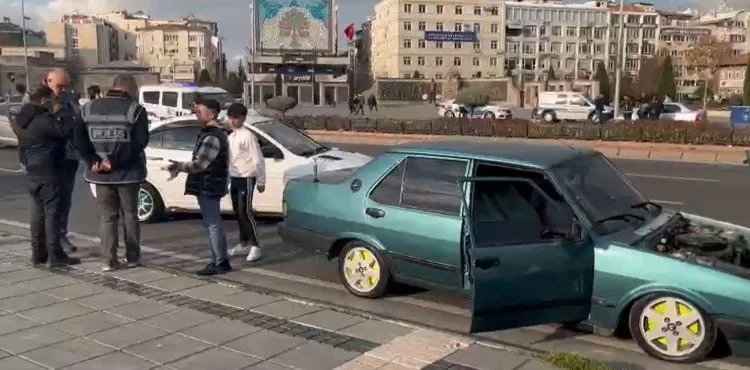 Araçlara lastik ve cam filmi kontrolü yapıldı