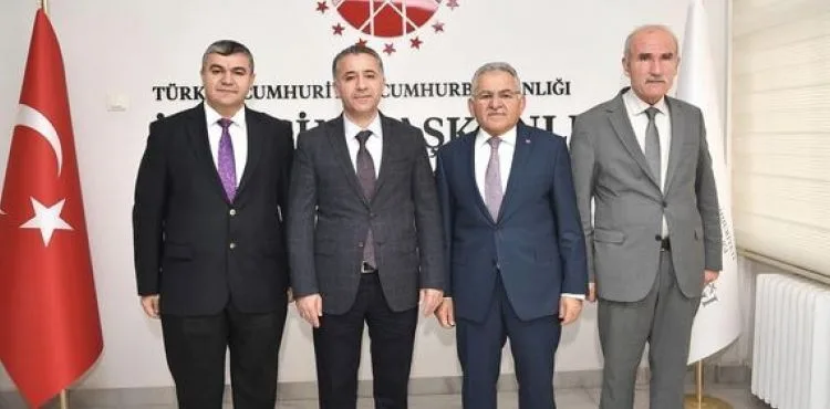 Büyükkılıç’tan Cumhurbaşkanlığı İletişim Başkanlığı Kayseri Bölge Müdürlüğü’ne Ziyaret