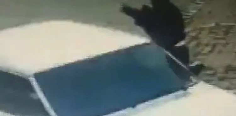 Mazgalın çalınma anı kamerada