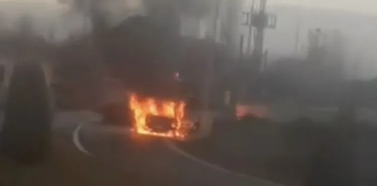 Kayseri’de otomobil alev topuna döndü