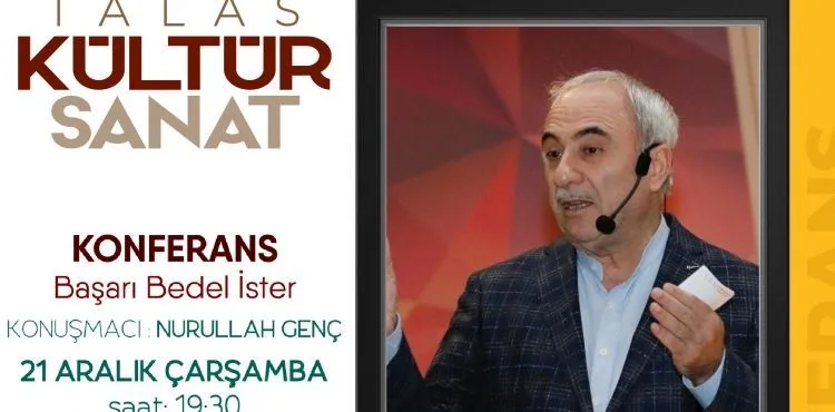 TALAS'TA BU HAFTA DA YİNE KÜLTÜR SANAT DOLU