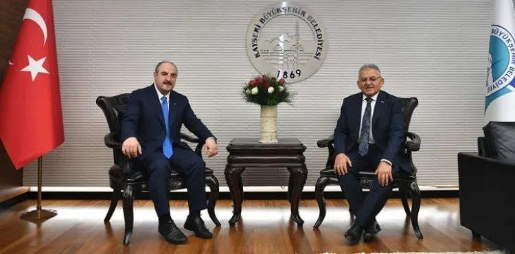 BAKAN VARANK, BAŞKAN BÜYÜKKILIÇ’I ZİYARET ETTİ