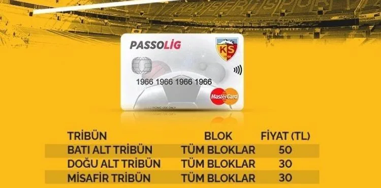 Kayserispor – Gençlerbirliği maç biletleri satışa çıktı