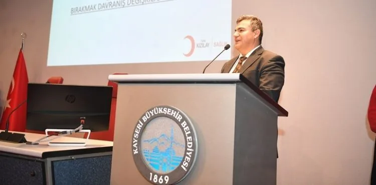 BÜYÜKŞEHİR’DEN PERSONELE SİGARA VE BAŞ BOYUN KANSERLERİ SEMİNERİ