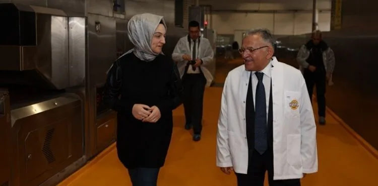 BAŞKAN BÜYÜKKILIÇ’TAN KENT EKMEK FABRİKASI’NDA İNCELEME