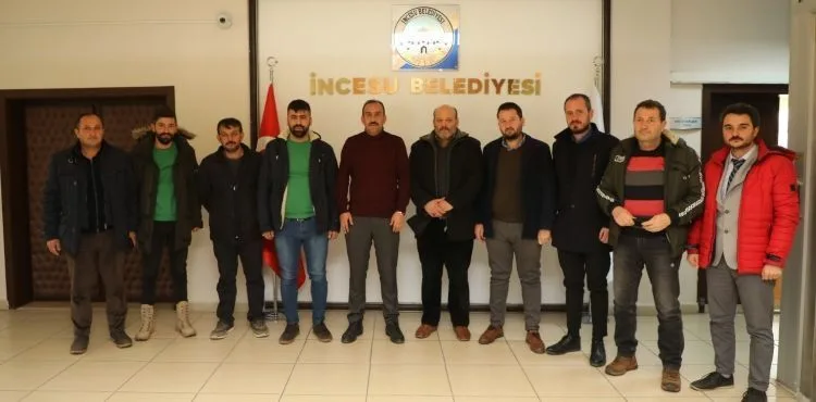 İncesu Belediye Başkanı İlmek, TOKİ Site yöneticileri ile görüştü