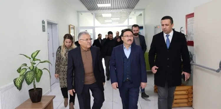 BAŞKAN BÜYÜKKILIÇ VE VALİ ÇİÇEK’TEN “İNSAN” ODAKLI PROJELERE ZİYARET