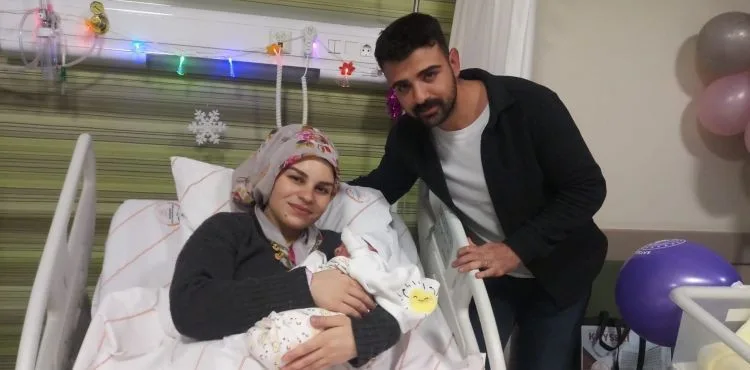 Kayseri’de 2023’ün ilk bebeği saat 00:05’te doğdu