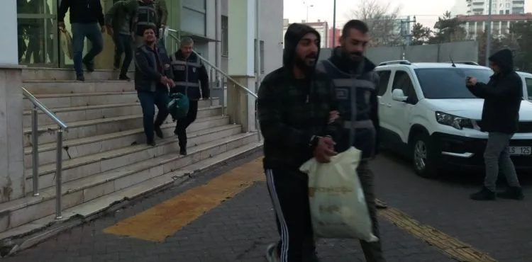 Çeşitli suçlardan 13 kişi tutuklandı