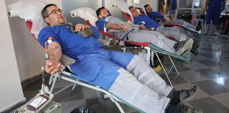 KASKİ PERSONELİNDEN KAN BAĞIŞINA DESTEK