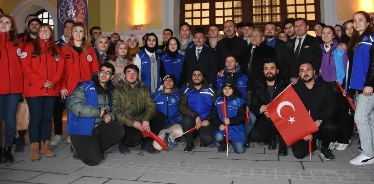 Doğu Ekspresi’yle Sarıkamış’a giden Bakan Kasaopğlu, Kayseri’de mola verdi