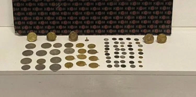 70 parça tarihi eserle yakalandılar