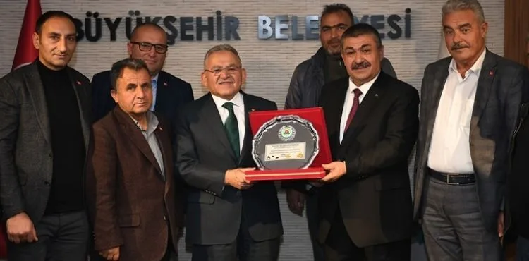 BAŞKAN BÜYÜKKILIÇ’A KAYSERİ ÇİFTÇİSİNDEN TEŞEKKÜR