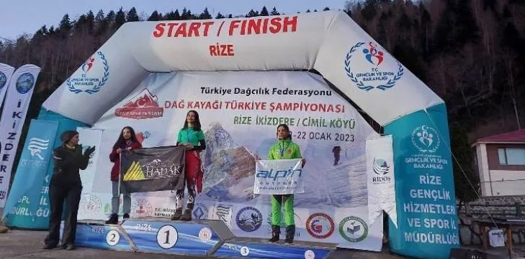HADAK SPORCULARI RİZE İKİZDEREDEN 5 MADALYA İLE DÖNDÜ