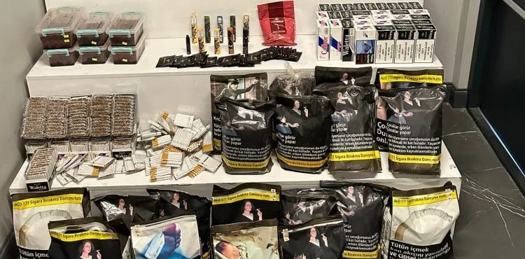Kaçak tütün ve dolum makinaları ele geçirildi