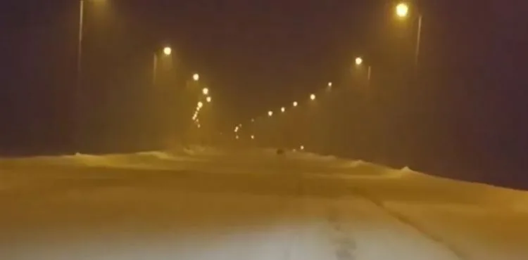 Kayseri’de beklenen kar yağışı etkisini gösterdi