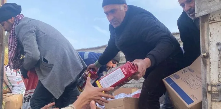 Bünyan Belediyesi tarafından deprem bölgelerine yardım