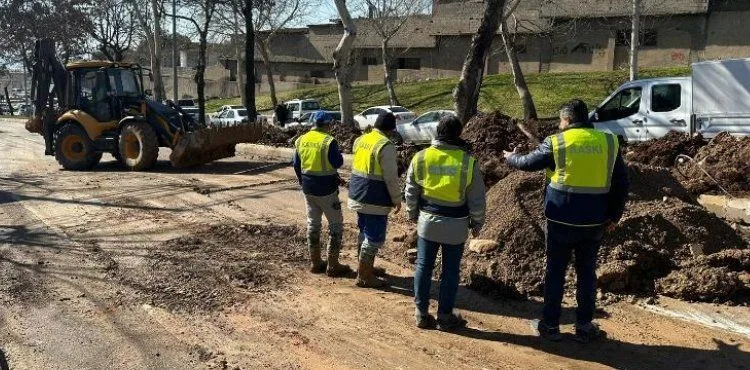 BAŞKAN BÜYÜKKILIÇ: “KASKİ’MİZ AFET BÖLGESİ’NDE SU SORUNUNU ÇÖZÜYOR”