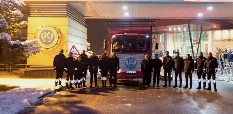 Kayseri Üniversitesi, Deprem Bölgesine Yardımlarını Sürdürüyor