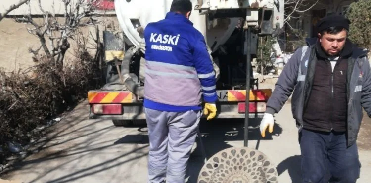 BAŞKAN BÜYÜKKILIÇ: “KASKİ’MİZ AFET BÖLGESİNDE KANALİZASYON ALTYAPISINI REVİZE EDİYOR”