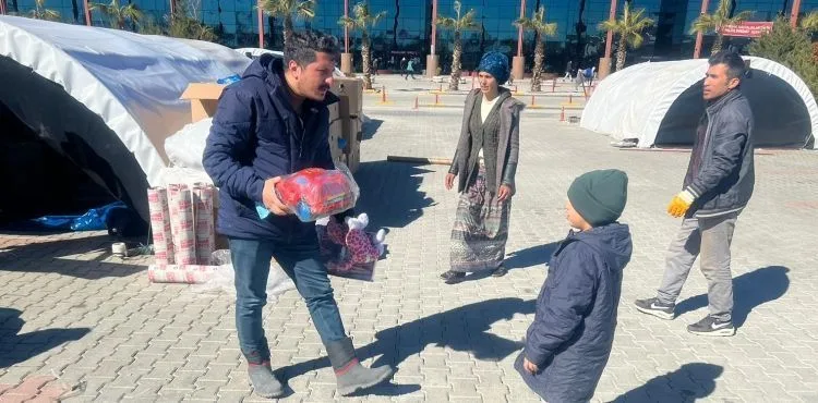 Kayseri Mimarlar Odası, Kahramanmaraş'ta geçici yaşam çadırları kurdu