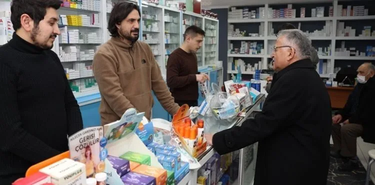 BÜYÜKKILIÇ, YERALTI ÇARŞISI VE İSTASYON CADDESİNDE ESNAFLARI ZİYARET ETTİ