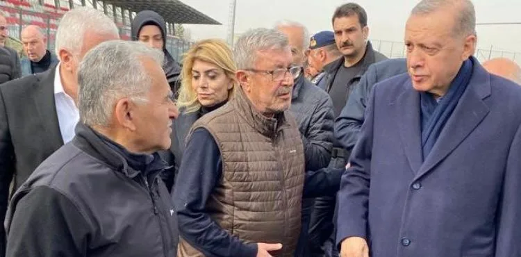 BAŞKAN BÜYÜKKILIÇ, CUMHURBAŞKANI ERDOĞAN İLE ELBİSTAN’DA GÖRÜŞTÜ