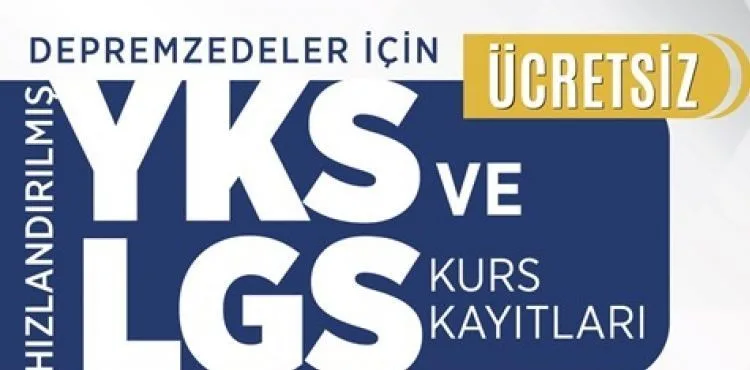 MELİKGAZİ BELEDİYESİ'NDEN DEPREMZEDE ÖĞRENCİLERE ÜCRETSİZ LGS VE YKS KURSU