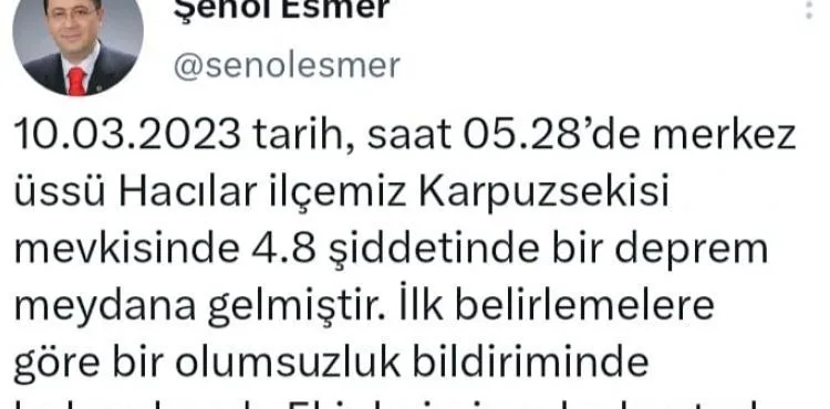 Vali Vekili Esmer: "Olumsuz bir durum yok"