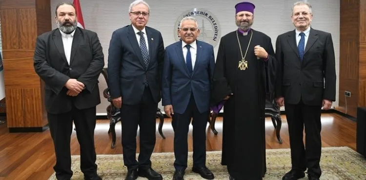 PATRİK SAHAK II’DEN BAŞKAN BÜYÜKKILIÇ’A ZİYARET