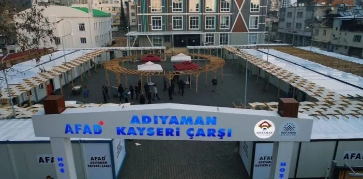 Adıyaman'a 2 adet konteyner çarşı kuruldu