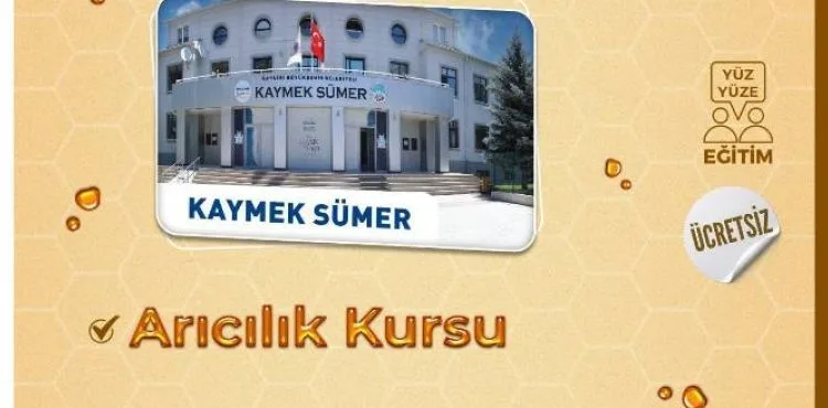 BÜYÜKŞEHİR KAYMEK’TEN “ARICILIK” KURSU